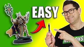 Easy Necron Painting  How to Paint Imotekh the Stormlord [upl. by Poock]