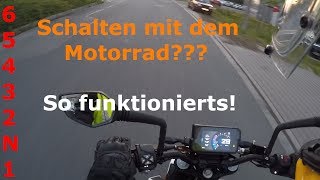 Schalten mit dem Motorrad So funktionierts Teil 2 Ktm 125 Duke 2017 [upl. by Cyb]