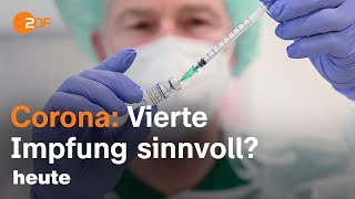 Vierte CoronaImpfung Für wen ist sie jetzt sinnvoll  ZDF Morgenmagazin [upl. by Hteboj]