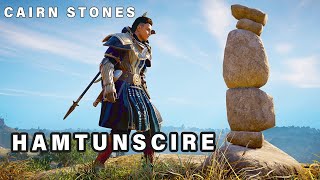 How to do stack CAIRN stones at Heald Tor in HAMTUNSCIRE ► Assassins Creed Valhalla [upl. by Pearla]