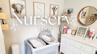 Our Babys Nursery A Complete Room Tour [upl. by Ehcar]