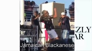 Jamaican Blackanese doing Bogle Dances Look At This Japanese Man Jamaica March 27 2018 [upl. by Lisab]