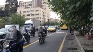 ► Amazing Street scene in Tehran IRAN  ‏تهران‎ [upl. by Farrah9]