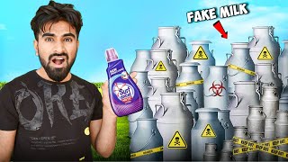 We Made 100Litre Fake Milk From Detergent  ऐसा सपने में भी नहीं सोचा होगा 😱 [upl. by Aetnahc152]