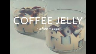 COFFEE JELLY  How to Make Coffee Jelly Dessert [upl. by Akimot]