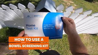 How to do a bowel screening test  Queensland Health [upl. by Pejsach]