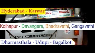 Compilation of Various Buses  Hubballi [upl. by Furlong703]