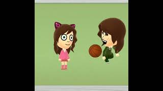 QQ Hits Danique With A Basketball Miitomo Animation [upl. by Vargas]