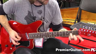 NAMM 17  PureSalem Guitars Mendiola Demo [upl. by Ahtiek257]