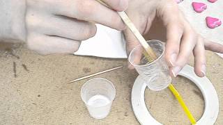 Tutorial How to apply resin to Polymer Clay Jewelry [upl. by Babb]