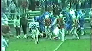 Reading Memorial High School football vs stoneham Thanksgiving 1987 [upl. by Still]