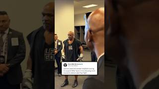 Lennox Lewis amp Evander Holyfield supporting Mike Tyson before Jake Paul fight [upl. by Revert]