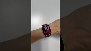 Apple Watch Red Milanese Loop Unboxing shorts [upl. by Franklyn]