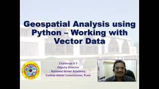 Geospatial Analysis using Python  Working with Vector Data [upl. by Bronwyn]