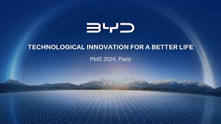 BYD press conference recap at Paris Motor Show [upl. by Euqinommod528]