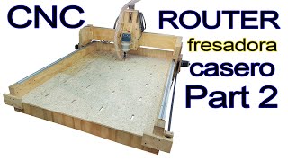 Cómo hacer un CNC ROUTER casero construir una fresadora CNC 3 ejes 2 [upl. by Miharba352]