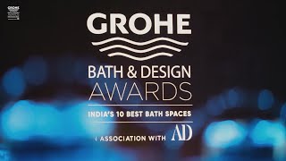 Bath Spaces of Tomorrow  GROHE Bath amp Design Awards in association with Architectural Digest India [upl. by Jr633]