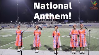 🇺🇸 Matsiko World Orphan Choir Singing USA National Anthem at Rabobank Football Stadium [upl. by Anitac199]