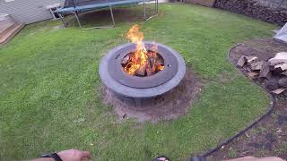 Breeo Smokeless fire pit in action Yes its smokeless [upl. by Otxis]