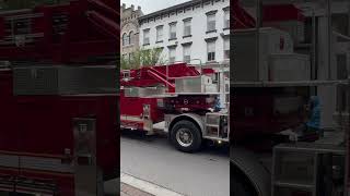 Stunning Savannah Ladder Fire Truck at Veterans Day Parade – A Unique Look [upl. by Shum414]