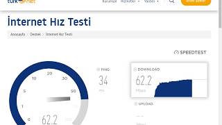 Turknet hız testi turknet yorum [upl. by Analah]