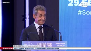 Discours de Nicolas Sarkozy au sommet du Grand Paris 200920 [upl. by Enilegnave]