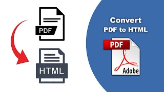 How to Convert PDF to HTML Web Page without Images Export PDF using Adobe Acrobat Pro DC [upl. by Hanaj]