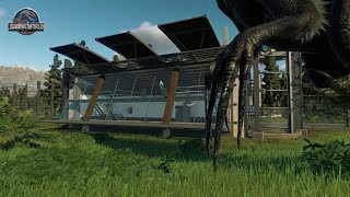 Scythe Lizard  Jurassic World Evolution 2 Sandbox Park Forgotten Dinosaurs Park [upl. by Airdnaxela]