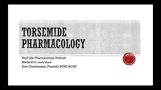 Torsemide Demadex Pharmacology [upl. by Llered]