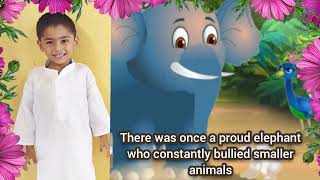 Learn English easily with stories😃The elephant and the ants storyhomeschool [upl. by Acimahs]