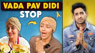 VIRAL VADA PAV DIDI OF DELHI STOP [upl. by Nannaihr]