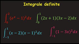 Integrale definite bac rezolvare exercitii formule clasa 12Invata Matematica UsorMeditatii Online [upl. by Avihs]