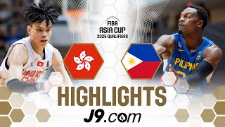 BIG second half propels Gilas 🇵🇭 to win vs Hong Kong  J9 Highlights  FIBA Asia Cup 2025 Qualifiers [upl. by Plafker]