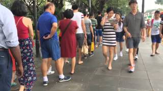 People queue outside Istana during the Istana Open House on 2nd day of CNY [upl. by Kilmarx127]