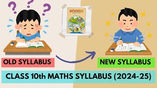 Class 10 Maths Syllabus 202425  CBSE Board Syllabus  Deleted Syllabus [upl. by Eirbua]