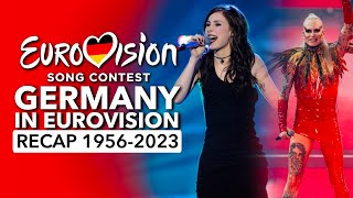 🇩🇪 Germany in Eurovision Song Contest 1956  2023  RECAP Deutschland beim Eurovision [upl. by Lidah]