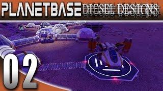 PlanetBase Gameplay Ep2 More Colonists amp Expansion Space Survival Strategy 1080p [upl. by Assiral871]