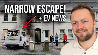 Family ESCAPE As EV EXPLODES  Weekly EV News [upl. by Aneetsyrk]