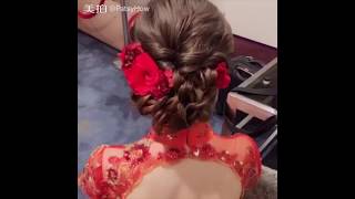 Bridal makeup and hair style  Cheongsam QiPao 旗袍 [upl. by Kelleher519]