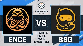 OWCS EMEA Stage 4  Main Event Day 3  ENCE v Spacestation [upl. by Sirap171]