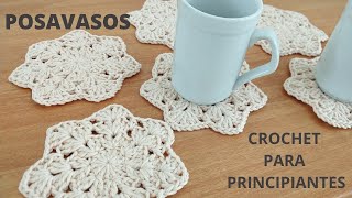 Cómo tejer posavasos crochet super fácil y rápido  Crochet para principiantes [upl. by Faludi]