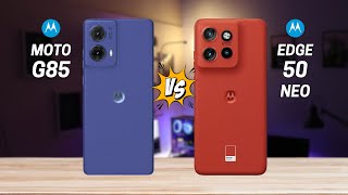 Moto G85 5G vs Motorola EDGE 50 Neo [upl. by Alicsirp647]