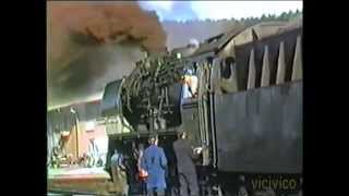 Deutsche Reichsbahn 1987 Bahnhof Waldenburg Dampflok Kreuzung 1 [upl. by Slemmer106]