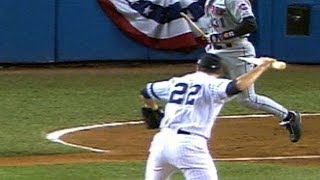 2000WS Gm2 Clemens throws bat in direction of Piazza [upl. by Hoo]