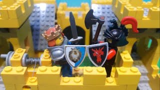 Lego Ritter der angriff auf die Burg Stop Motion deutsch [upl. by Nolyaw]