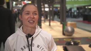 ISPO Munich 2019  Gina Lückenkemper DE [upl. by Oiram]