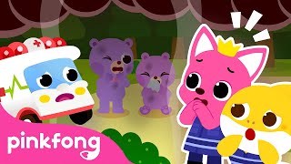 🚑 Veo Veo with Ambulance  Rescue the Town  Car Video  Pinkfong Car Story for Kids [upl. by Lilithe]