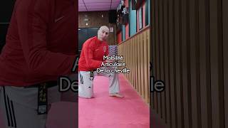 Mobilité chevilles attrainingfit sports sport shorts mobility foot martialarts short tkd [upl. by Keil]