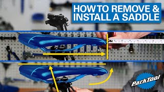 How to Remove amp Install a Saddle [upl. by Shanks]