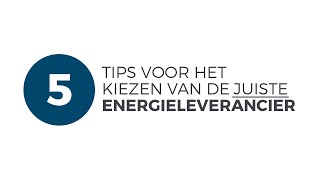 5 tips voor energie vergelijken [upl. by Hendrik]